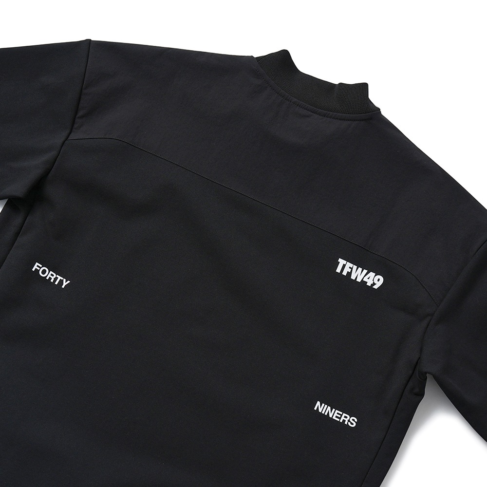 TFW49 ティーエフダブリュー49 HALF MOCKNECK TEE ハーフモックネック Tシャツ T102520029 BLK×BLK