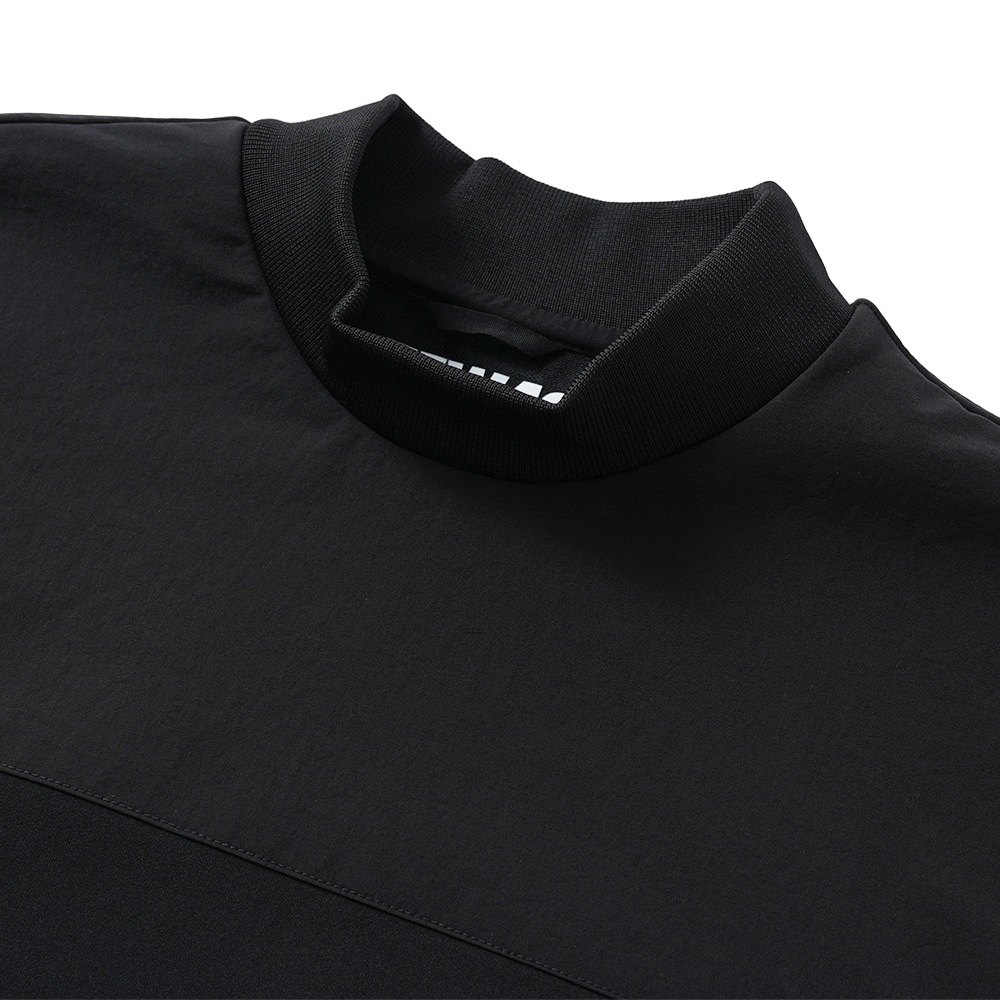 TFW49 ティーエフダブリュー49 HALF MOCKNECK TEE ハーフモックネック Tシャツ T102520029 BLK×BLK
