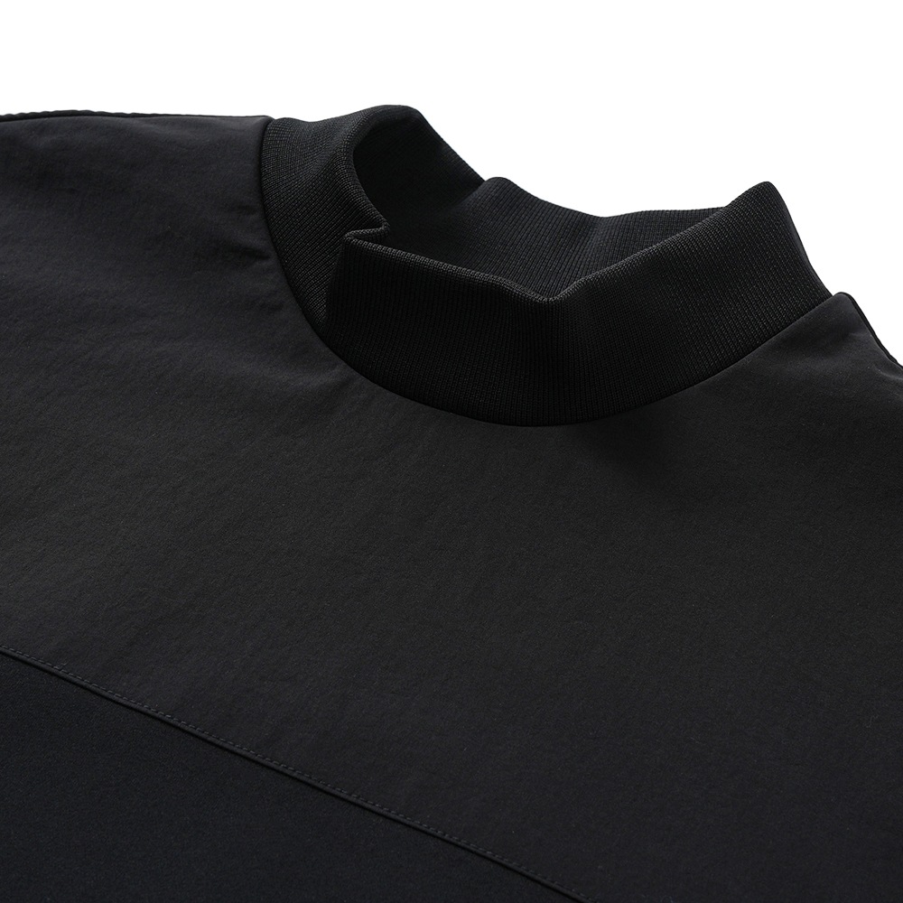 TFW49 ティーエフダブリュー49 HALF MOCKNECK TEE ハーフモックネック Tシャツ T102520029 BLK×BLK