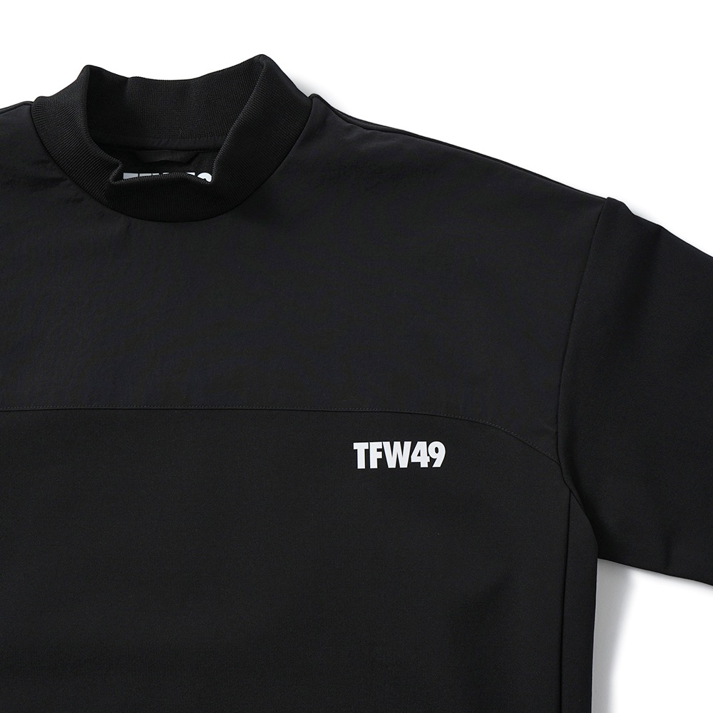 TFW49 ティーエフダブリュー49 HALF MOCKNECK TEE ハーフモックネック Tシャツ T102520029 BLK×BLK
