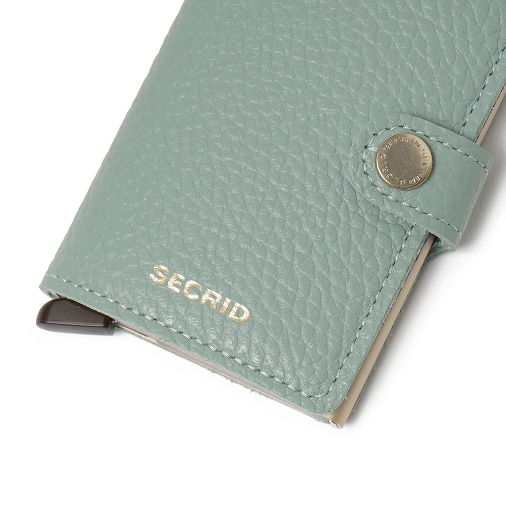 SECRID セクリッド MINIWALLET PEBBLE ミニウォレット SEA GREEN