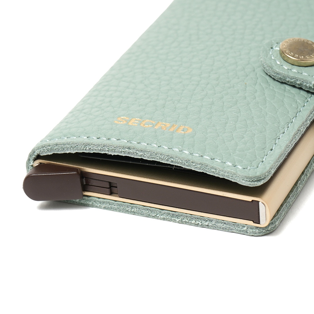 SECRID セクリッド MINIWALLET PEBBLE ミニウォレット SEA GREEN