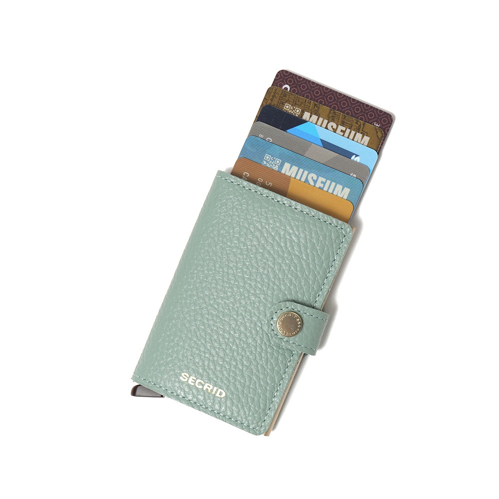 SECRID セクリッド MINIWALLET PEBBLE ミニウォレット SEA GREEN