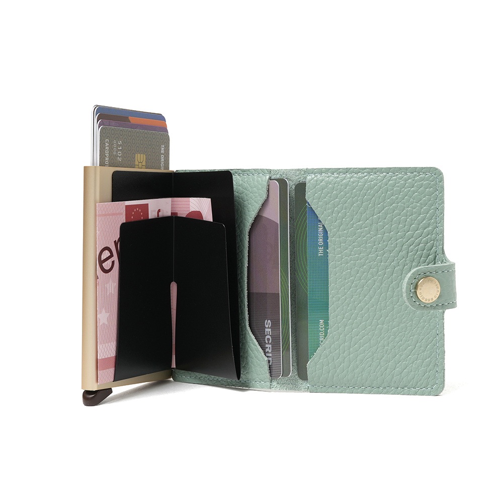SECRID セクリッド MINIWALLET PEBBLE ミニウォレット SEA GREEN