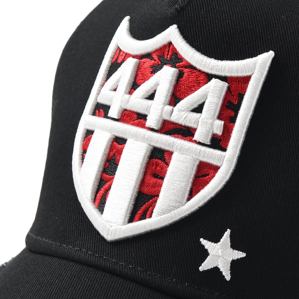 YOSHINORI KOTAKE DESIGN ヨシノリコタケデザイン メッシュキャップ  YK3DHB-444★ BLK・BLK・RED