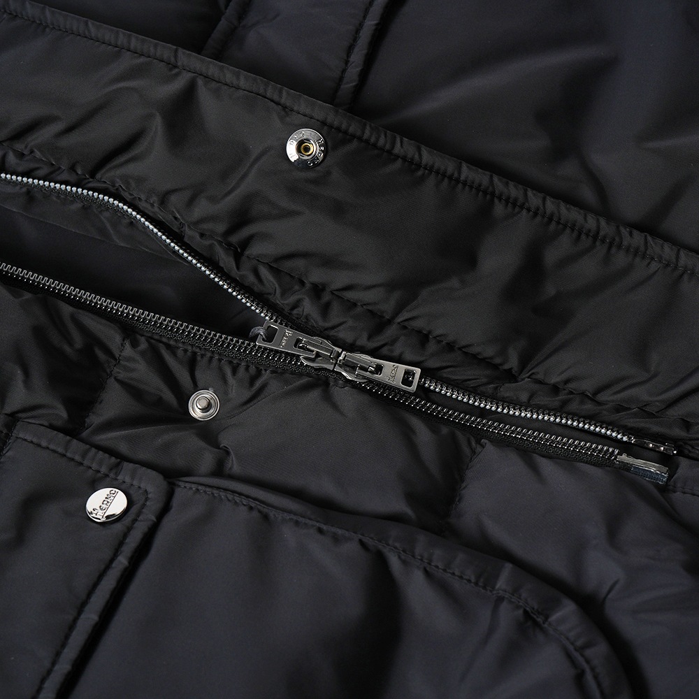 HERNO ヘルノ NYLON CHAMONIX POLAR-TECH 撥水ナイロン フーデッド ダウンブルゾン PI001140U-12004Z BLACK