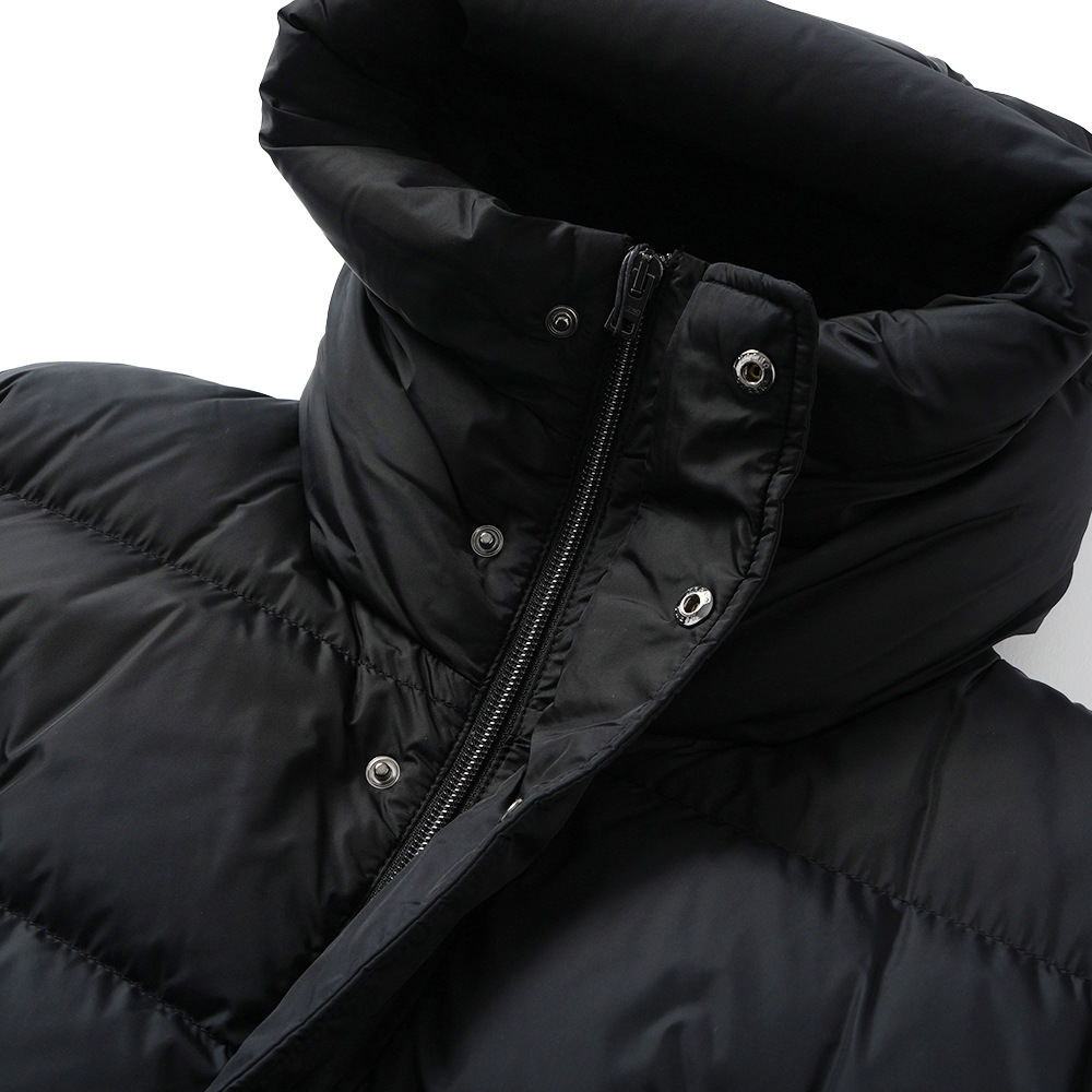 HERNO ヘルノ NYLON CHAMONIX POLAR-TECH 撥水ナイロン フーデッド ダウンブルゾン PI001140U-12004Z BLACK