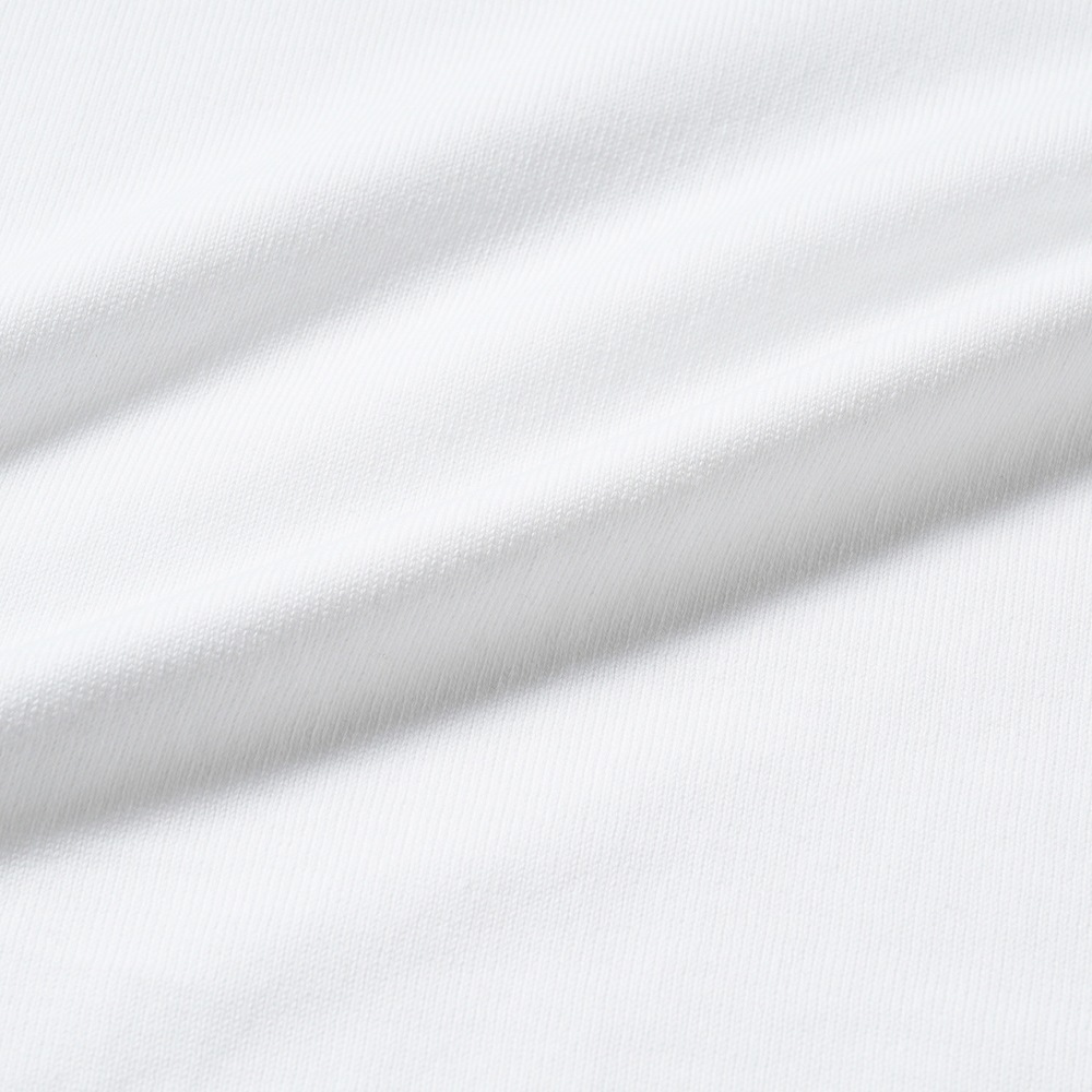 GRANSASSO グランサッソ ソフトコットン ニット モックネック ショートスリーブ Tシャツ 58109/18120 WHITE