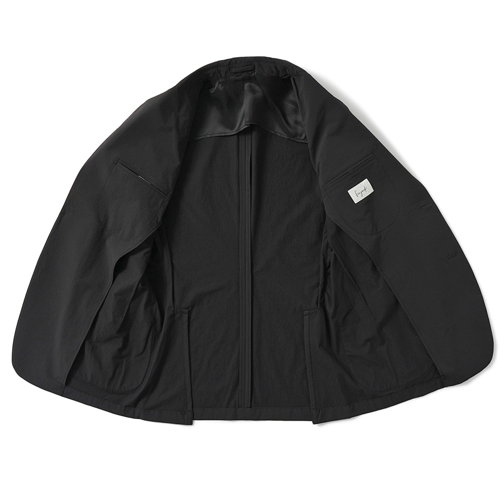 Finjack フィンジャック 撥水ストレッチ ナイロン 2B ジャケット SGSN2-TXJ032 BLACK