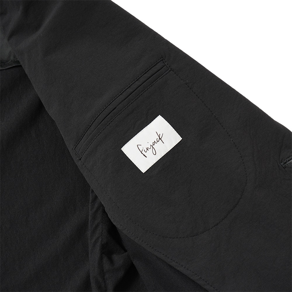 Finjack フィンジャック 撥水ストレッチ ナイロン 2B ジャケット SGSN2-TXJ032 BLACK