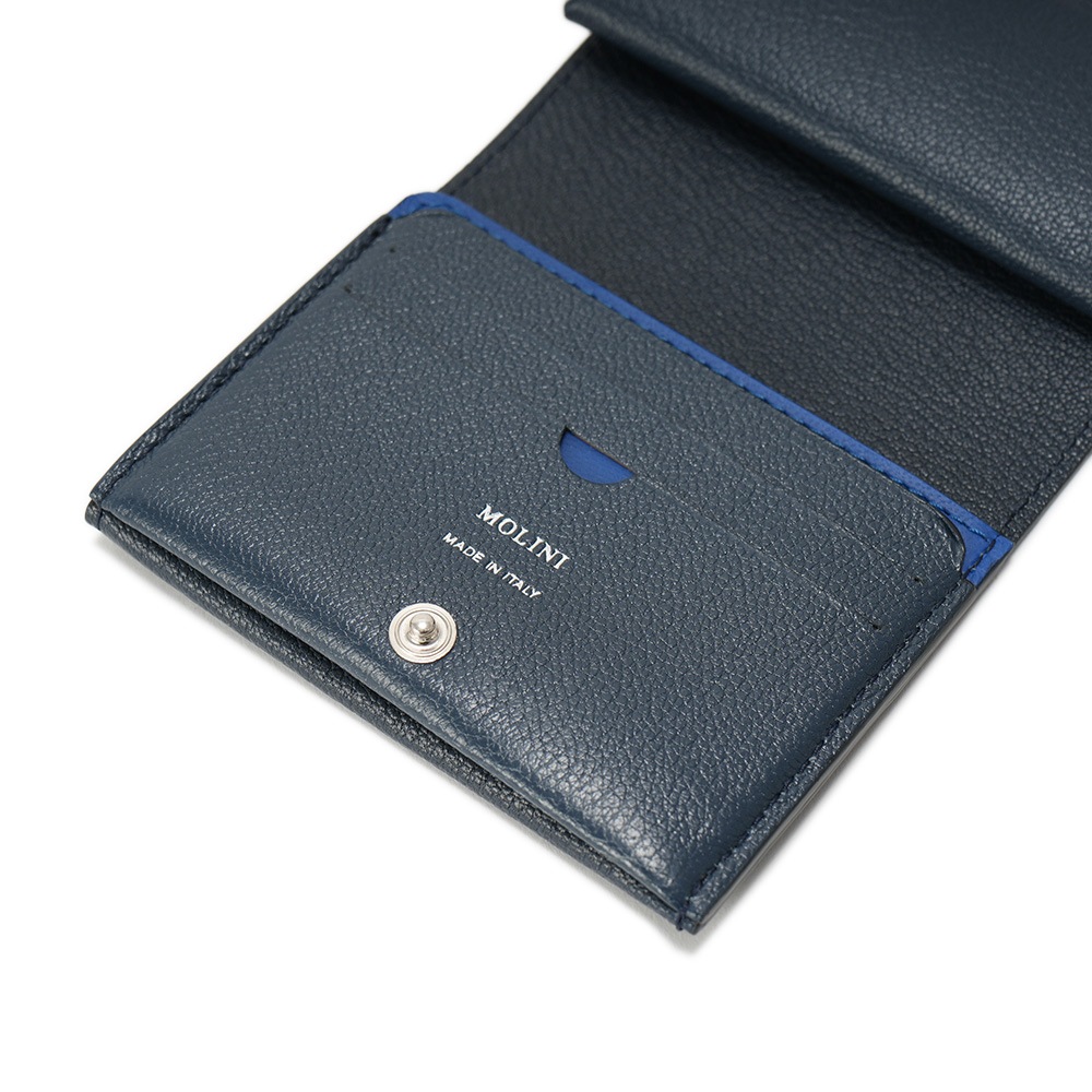 MOLINI モリニ Bifold Compact Wallet バイフォールドコンパクトウォレット 多目的ウォレット BCW1002 NAVY