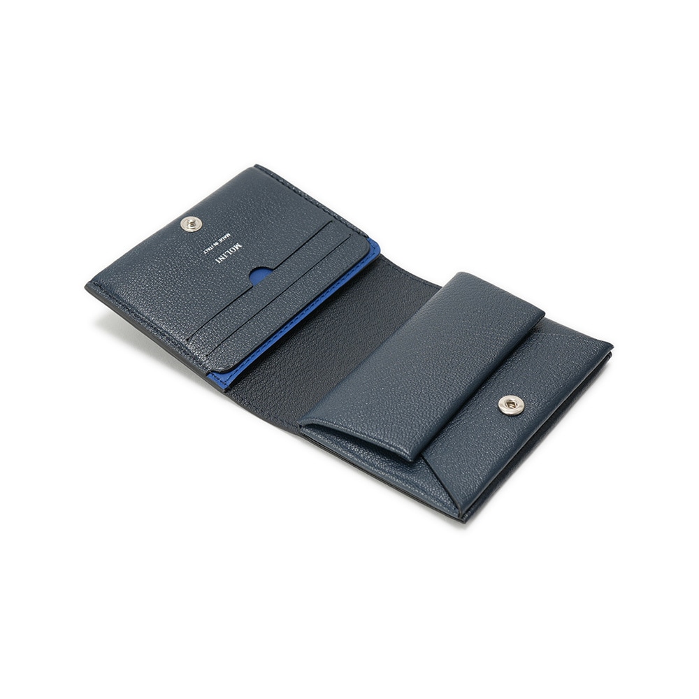 MOLINI モリニ Bifold Compact Wallet バイフォールドコンパクトウォレット 多目的ウォレット BCW1002 NAVY