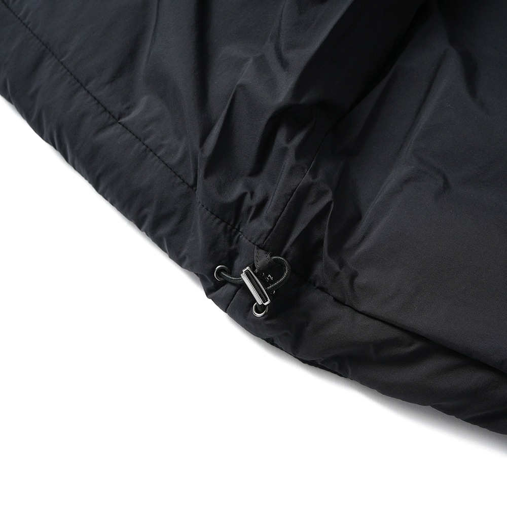 HERNO ヘルノ ECOAGE 撥水ナイロン フーデッドダウンベスト PI001186U-12456Z BLACK