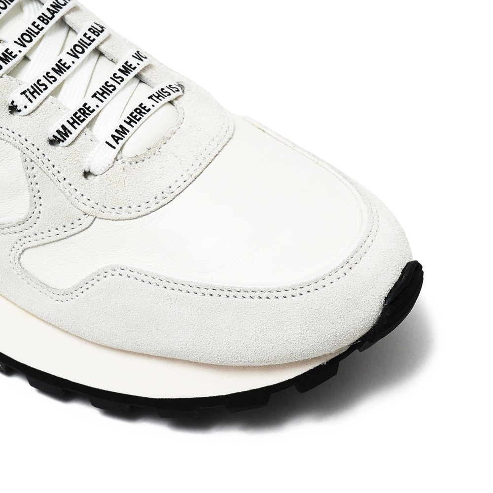 VOILE BLANCHE ボイルブランシェ PARIS STUDS スムースレザー・スエード スニーカー 2018942/01 0N01 WHITE