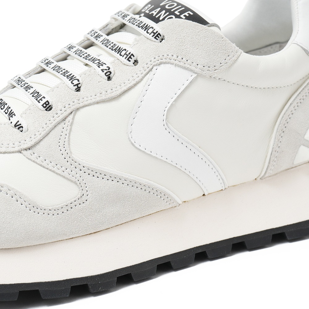 VOILE BLANCHE ボイルブランシェ PARIS STUDS スムースレザー・スエード スニーカー 2018942/01 0N01 WHITE