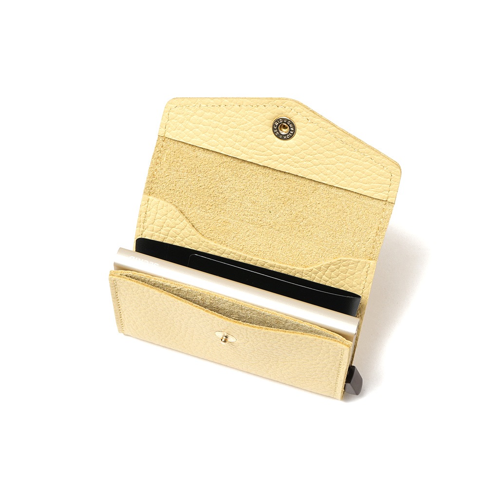 SECRID セクリッド ENVELOPE WALLET PEBBLE エンベロープ ウォレット BUTTER YELLOW