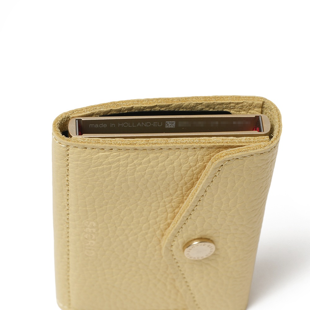 SECRID セクリッド ENVELOPE WALLET PEBBLE エンベロープ ウォレット BUTTER YELLOW