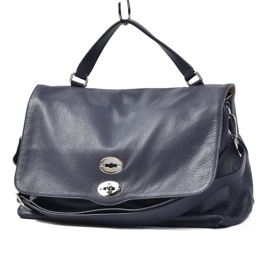 ZANELLATO ザネラート POSTINA L MARCAPUNTO ショルダーバッグ BLU