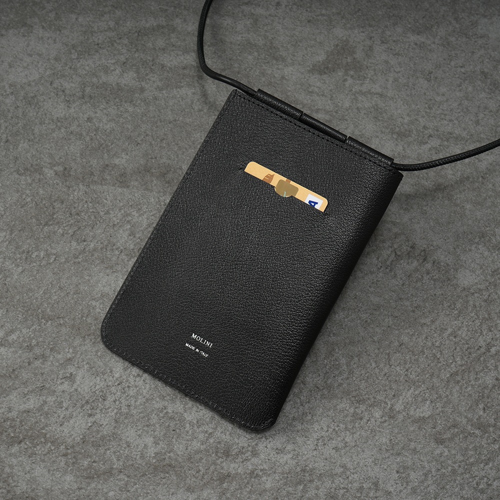 MOLINI モリニ Phone Shoulder Wallet フォーンショルダーウォレット ミニウォレット PSW2001 BLACK