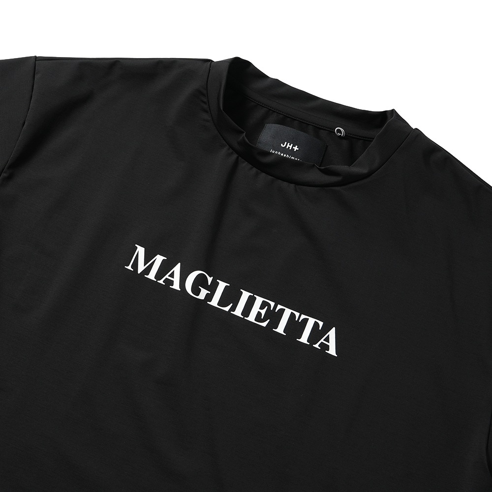 JUNHASHIMOTO ジュンハシモト JH+ DOUBLE COOL T -MAGLIETTA ダブルクールT 1102410040 BK×BK