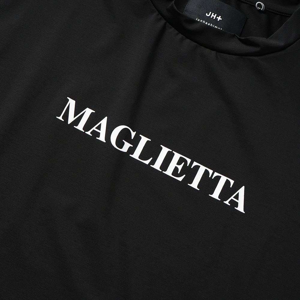 JUNHASHIMOTO ジュンハシモト JH+ DOUBLE COOL T -MAGLIETTA ダブルクールT 1102410040 BK×BK