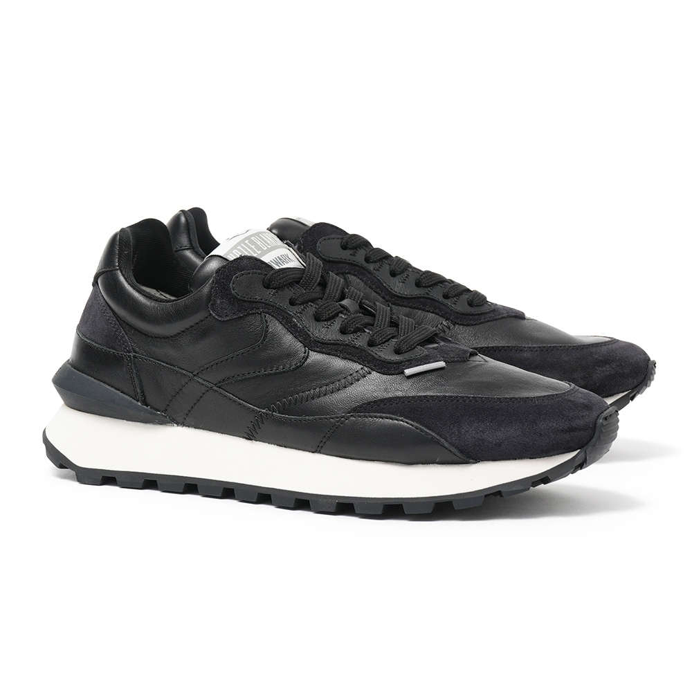 VOILE BLANCHE ボイルブランシェ QWARK HYPE スムースレザー・スエード スニーカー 2017930/17 0A01 BLACK