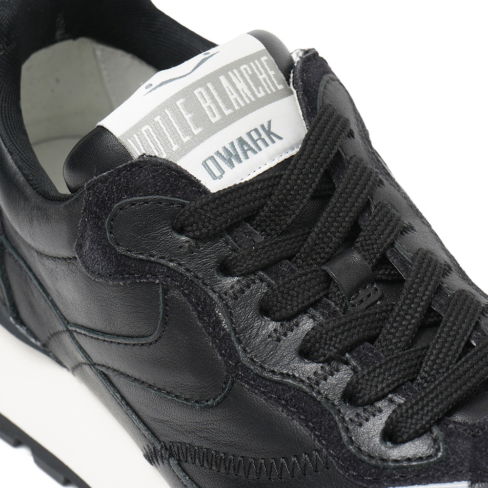 VOILE BLANCHE ボイルブランシェ QWARK HYPE スムースレザー・スエード スニーカー 2017930/17 0A01 BLACK
