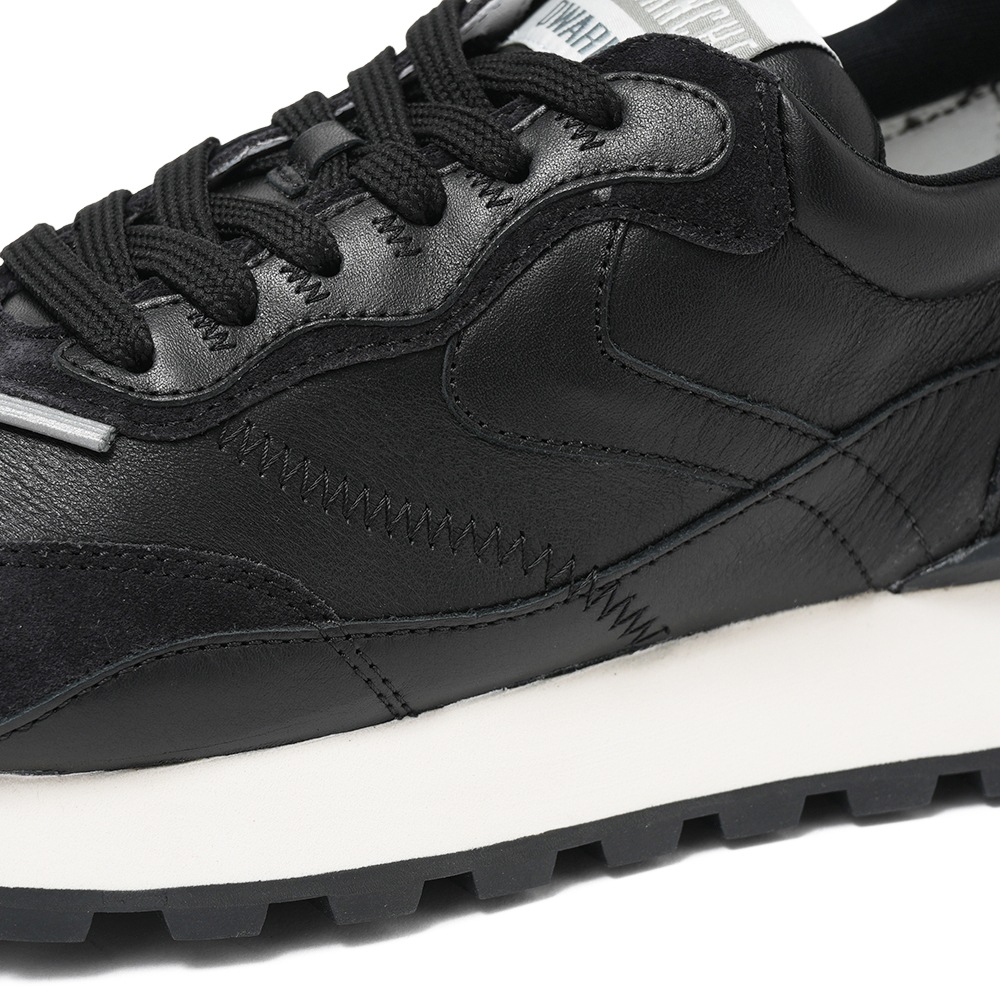VOILE BLANCHE ボイルブランシェ QWARK HYPE スムースレザー・スエード スニーカー 2017930/17 0A01 BLACK