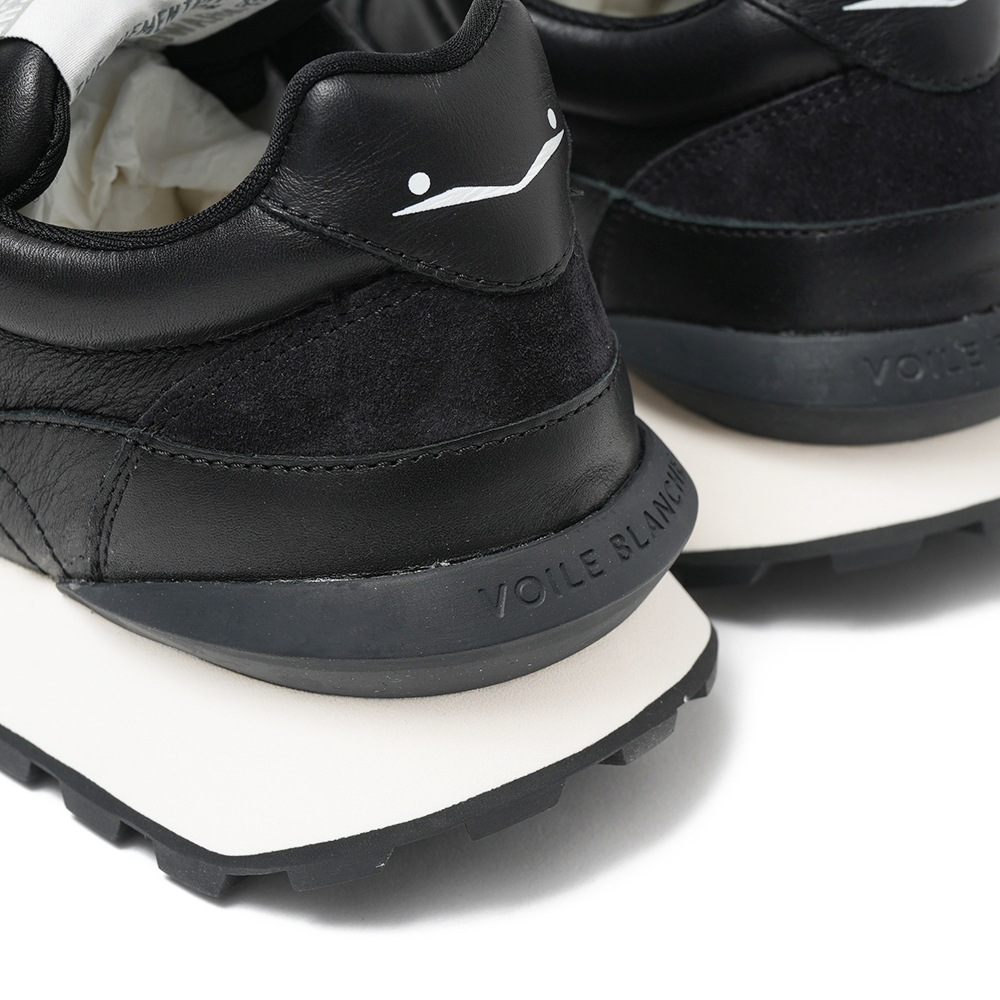 VOILE BLANCHE ボイルブランシェ QWARK HYPE スムースレザー・スエード スニーカー 2017930/17 0A01 BLACK