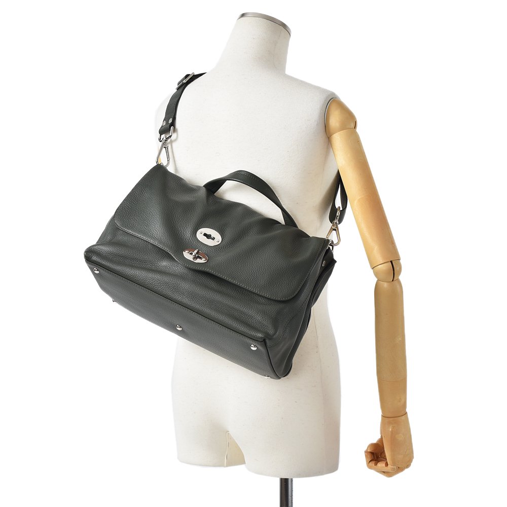 ZANELLATO ザネラート POSTINA M＋ MARCAPUNTO ショルダーバッグ LODEN