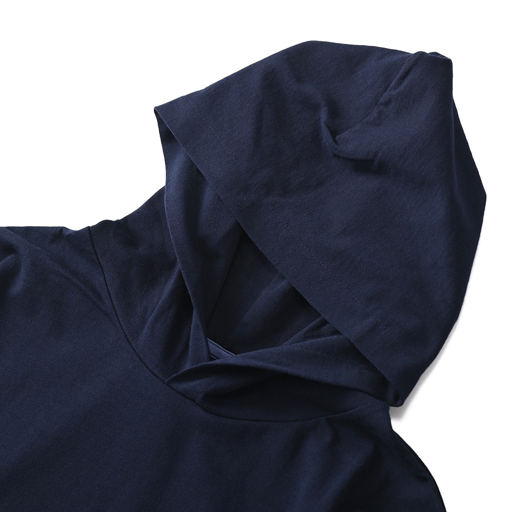 HOLLYWOOD RANCH MARKET ハリウッドランチマーケット Hエンブロイダリー ナローリブパーカ NAVY