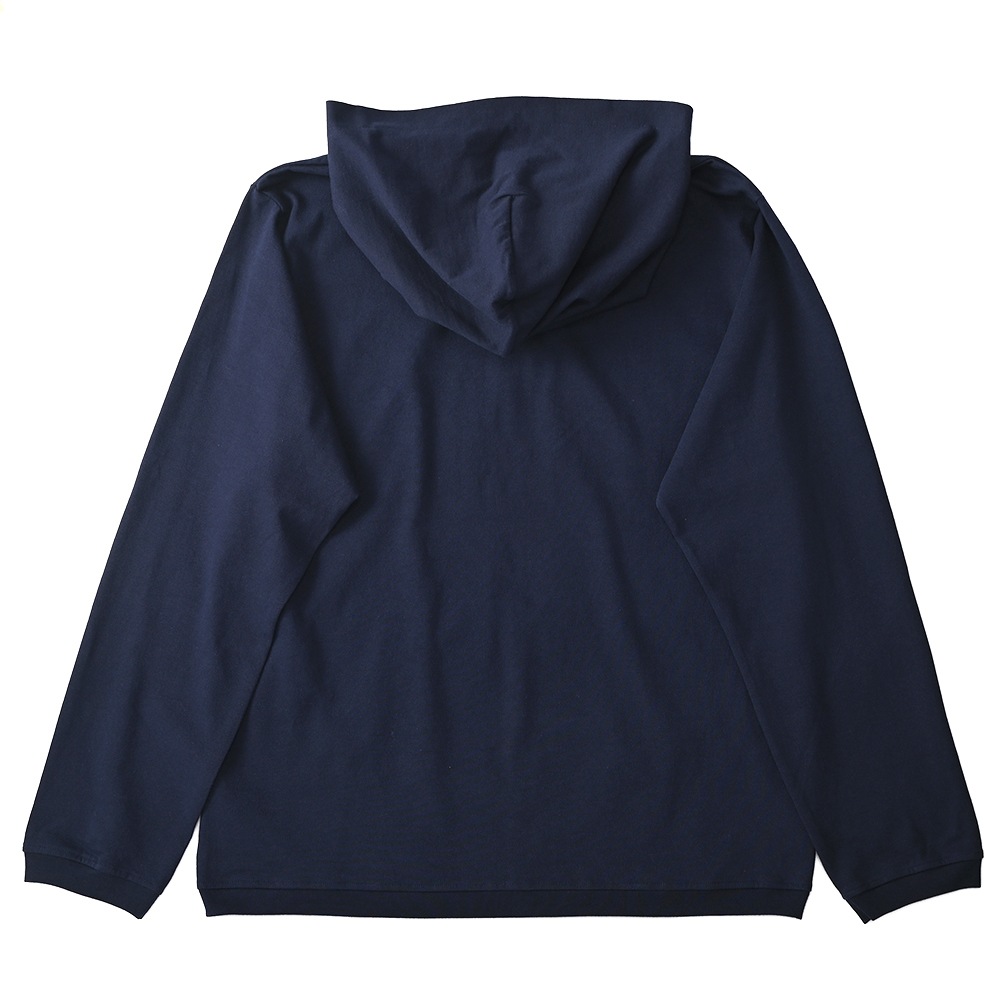 HOLLYWOOD RANCH MARKET ハリウッドランチマーケット Hエンブロイダリー ナローリブパーカ NAVY