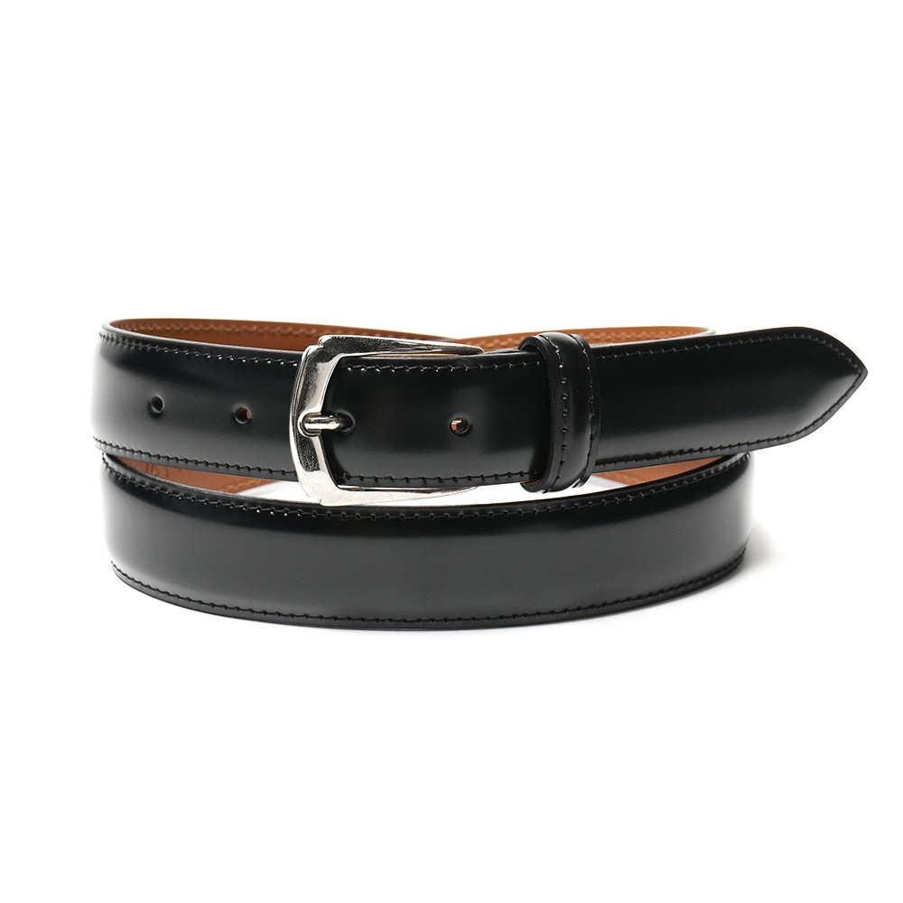 D'AMICO ダミーコ カーフ ベルト ACUB001 BLACK