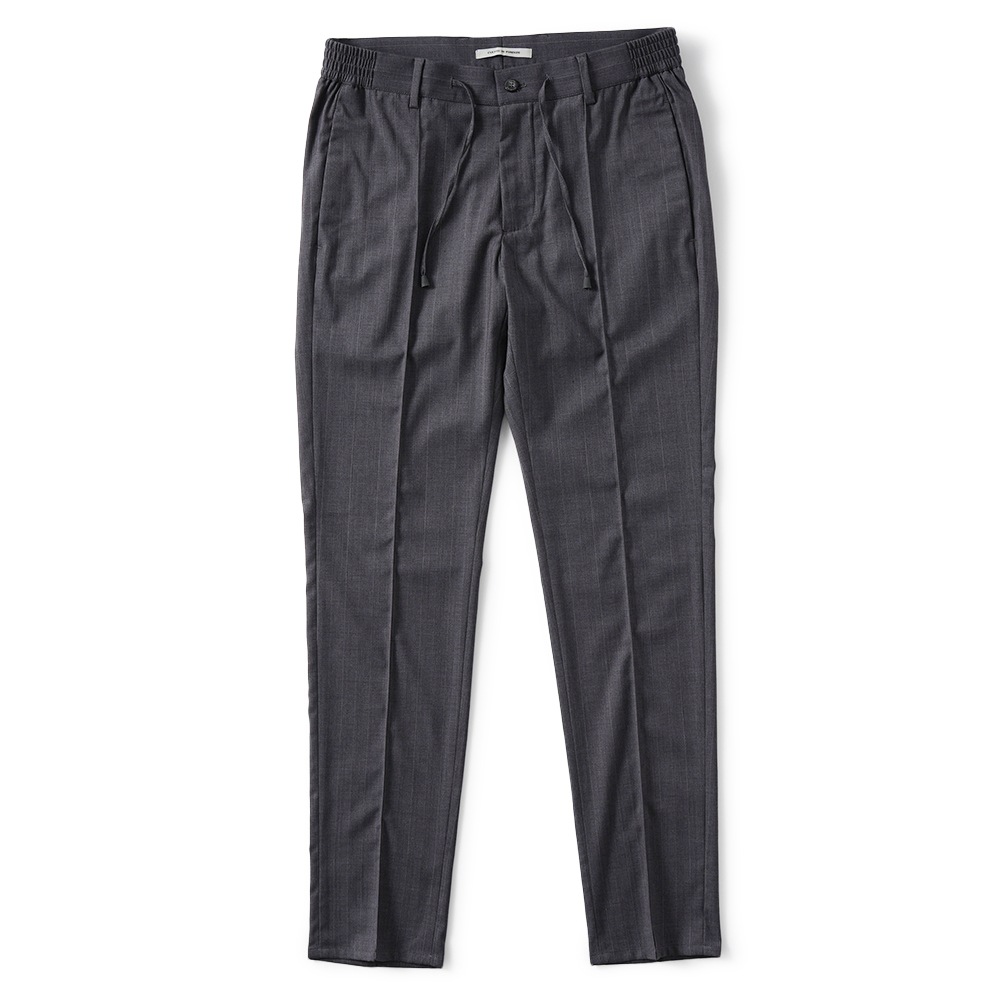 giab's ARCHIVIO ジャブスアルキヴィオ MASACCIO/M1 A3712 マサッチョ ナローペンシルストライプ ドローコードパンツ GREY