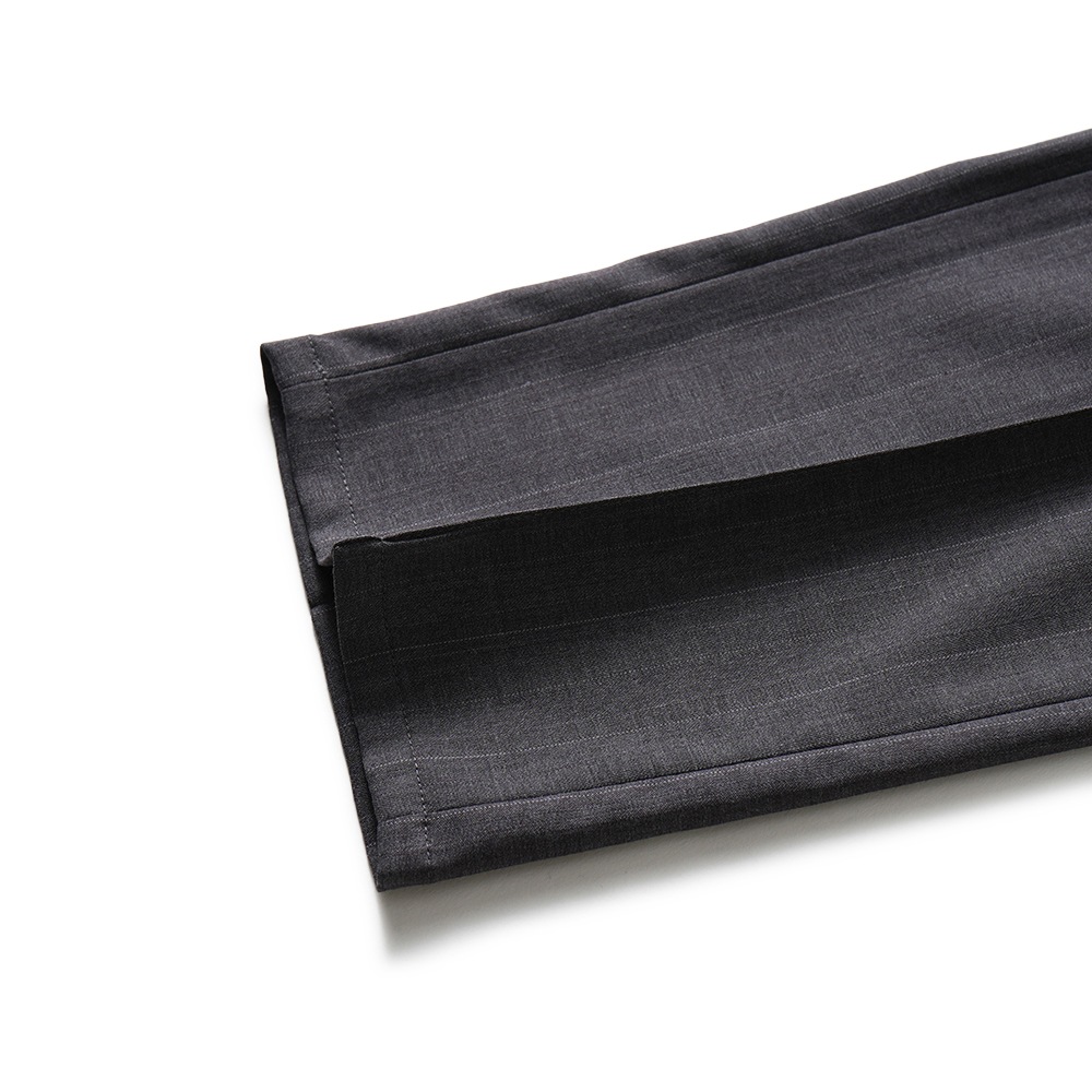 giab's ARCHIVIO ジャブスアルキヴィオ MASACCIO/M1 A3712 マサッチョ ナローペンシルストライプ ドローコードパンツ GREY