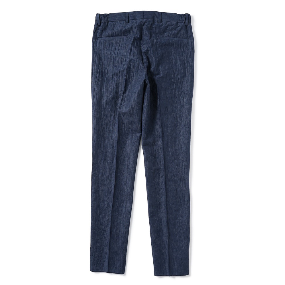 Finjack フィンジャック コットンリネン楊柳 ドローコードトラウザーズ SPL-TXJ005 NAVY
