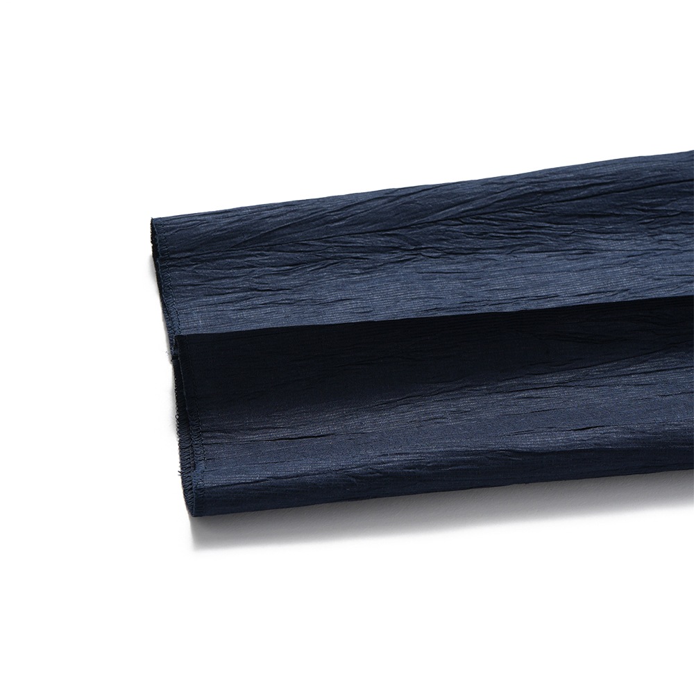 Finjack フィンジャック コットンリネン楊柳 ドローコードトラウザーズ SPL-TXJ005 NAVY
