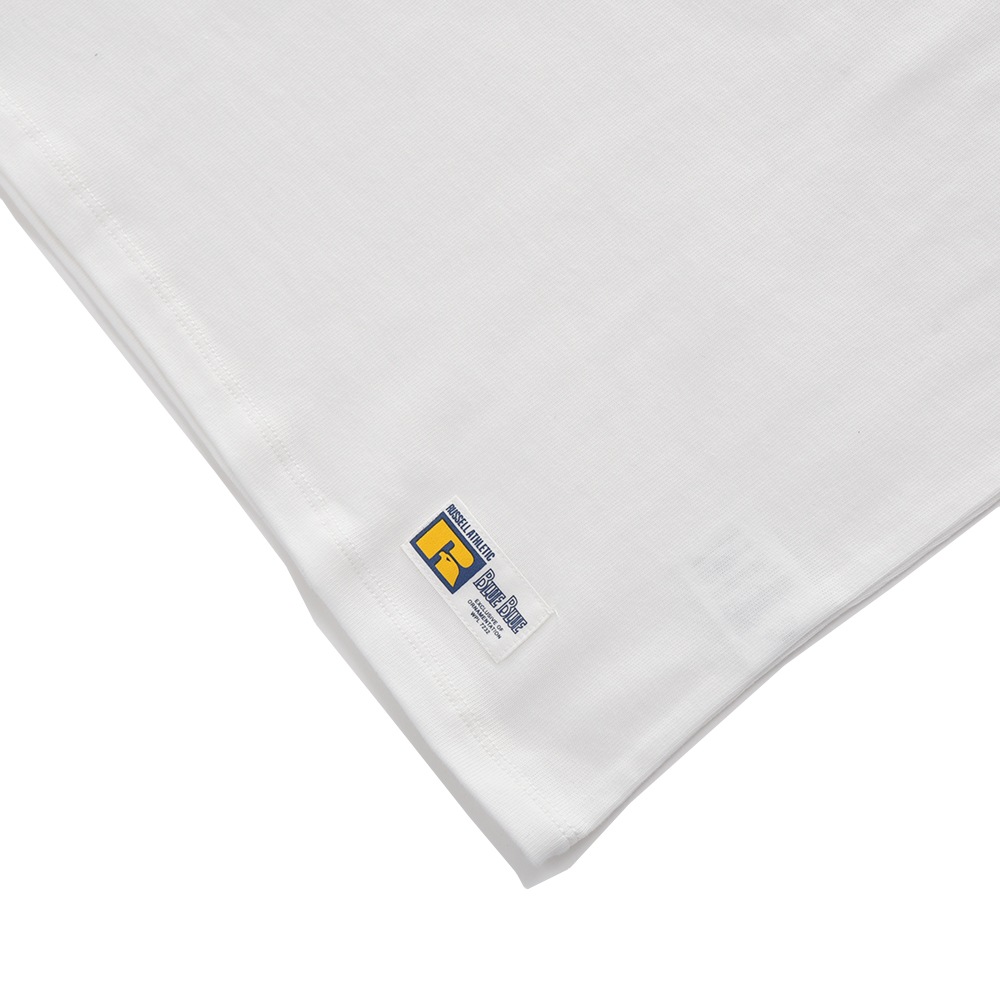 RUSSELL・BLUE BLUE ラッセル・ブルーブルー RUSSELL BLUEBLUE シーガルス Tシャツ WHITE