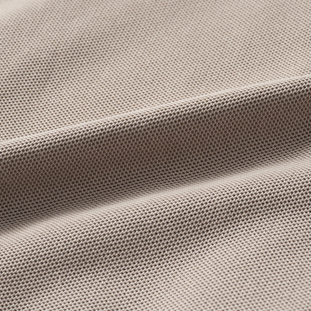 HERNO ヘルノ ポリエステル・コットンピケニット 中綿 ジップアップベスト MC000165U-72056 TAUPE