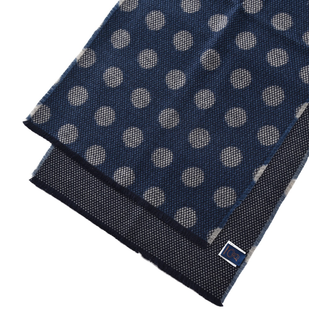 GIERRE ジエレ SC212243 ウール・ナイロン ドット ストール