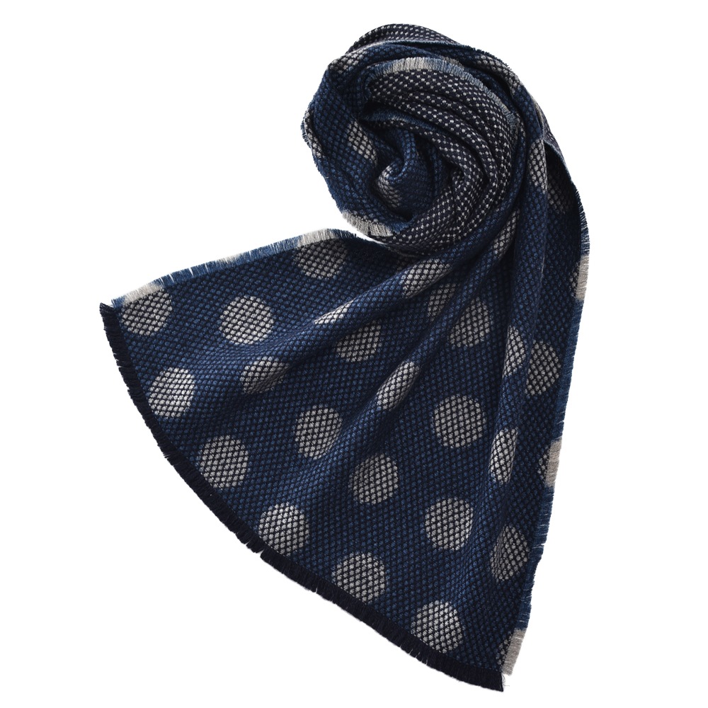 GIERRE ジエレ SC212243 ウール・ナイロン ドット ストール