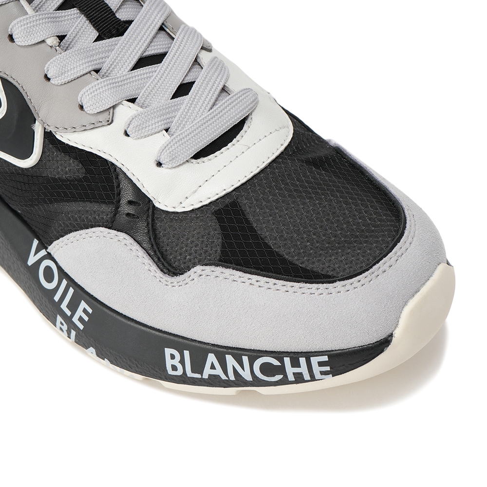 VOILE BLANCHE ボイルブランシェ SHINE スエード・ポリエステル スニーカー 2017855/04-1B67 BLACK