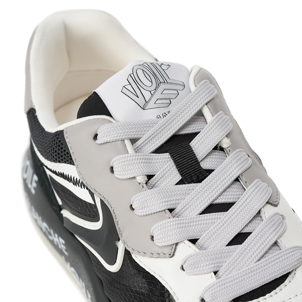 VOILE BLANCHE ボイルブランシェ SHINE スエード・ポリエステル スニーカー 2017855/04-1B67 BLACK