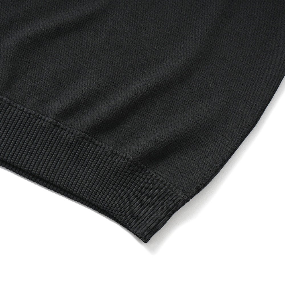 GRAN SASSO グランサッソ ソフトコットン スウェットライクニット ラグラン ロングスリーブ 57138/18180 BLACK