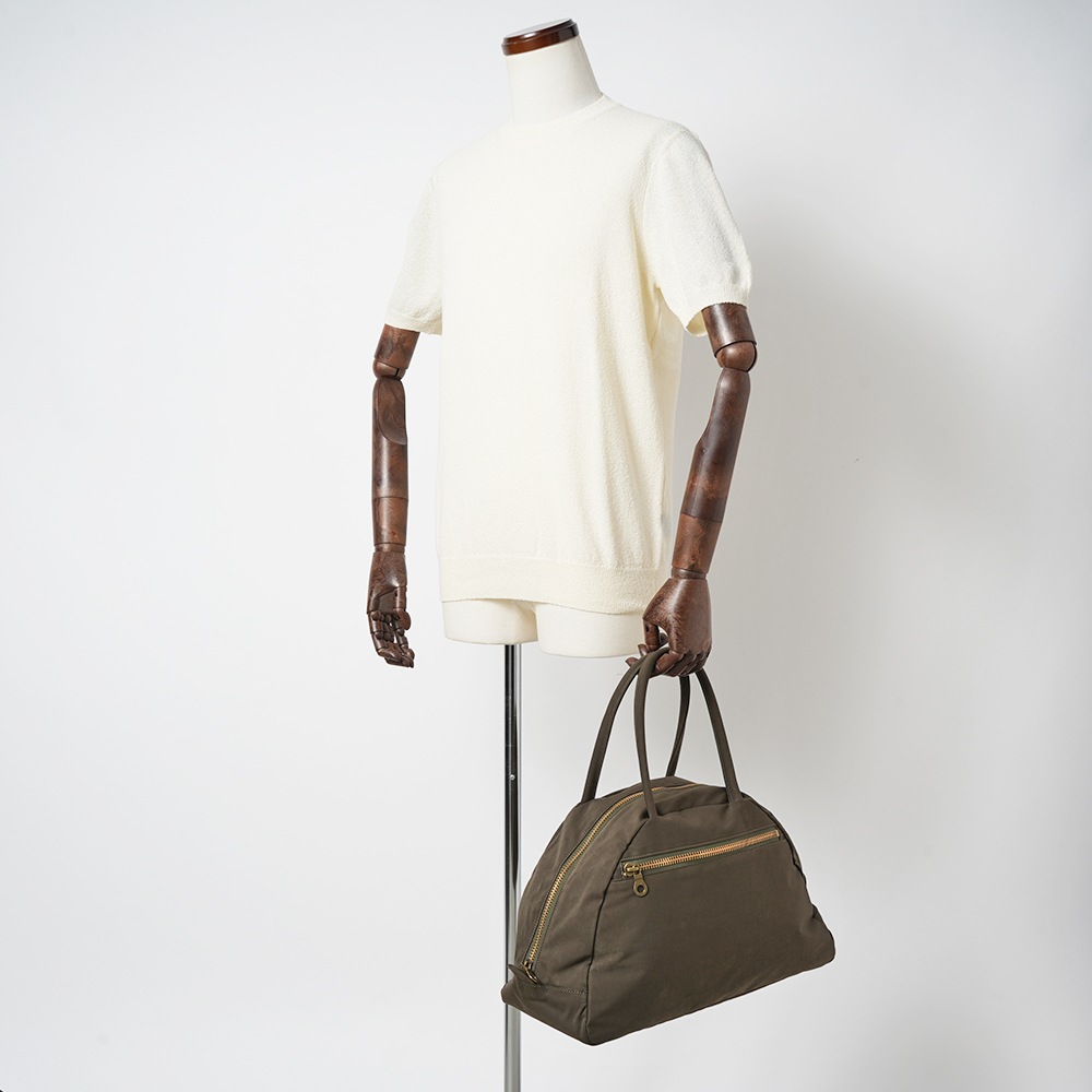 JAS M.B. ジャス エムビー Mini Boston ミニ ボストン ミリクロス ボストンバッグ Army Khaki