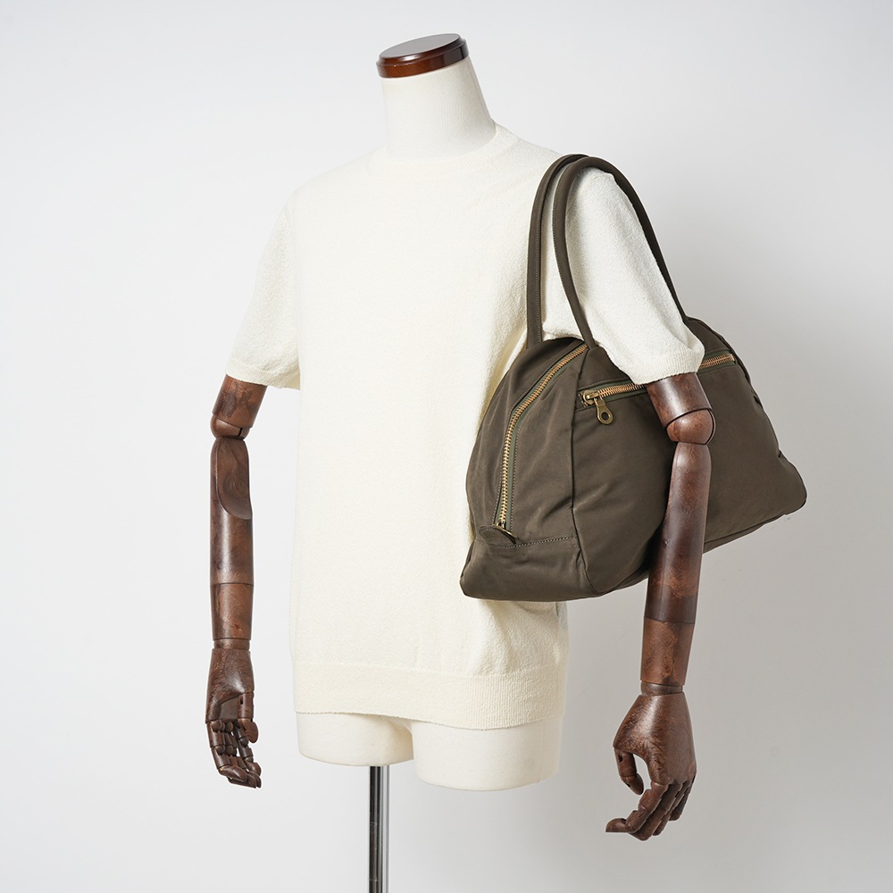 JAS M.B. ジャス エムビー Mini Boston ミニ ボストン ミリクロス ボストンバッグ Army Khaki