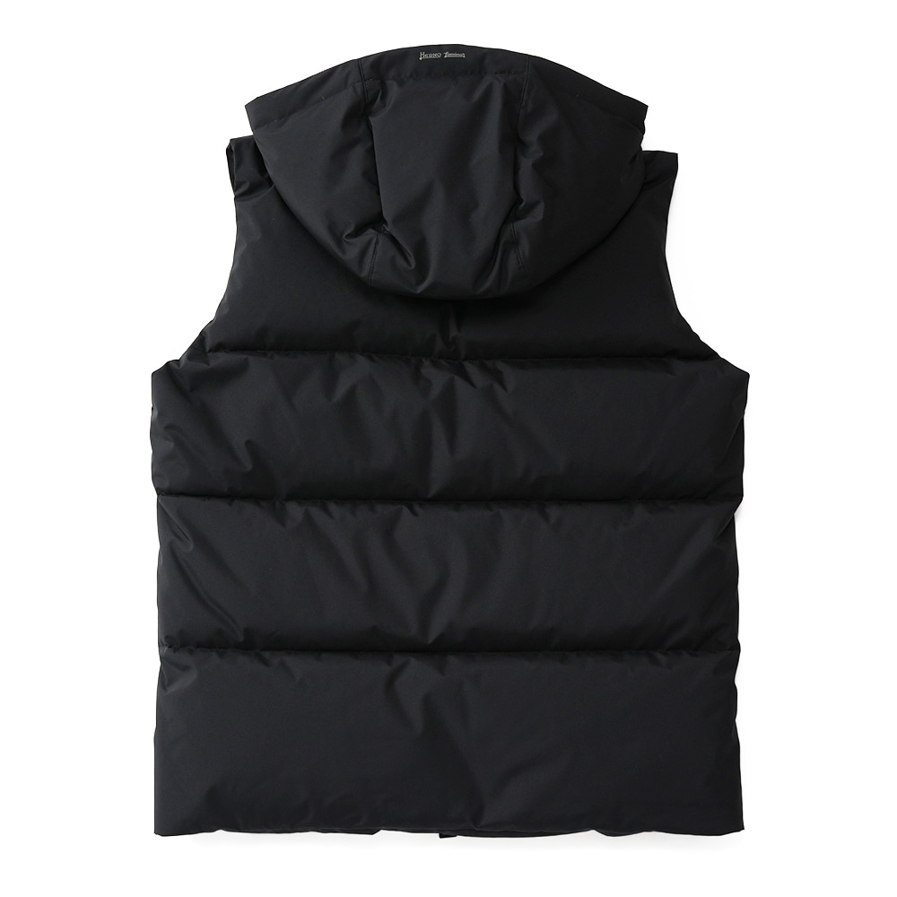 Herno Laminar ダウンベスト 黒 HERNO（ヘルノ）Laminarラミナー 2レイヤーゴアテックスダウンベスト