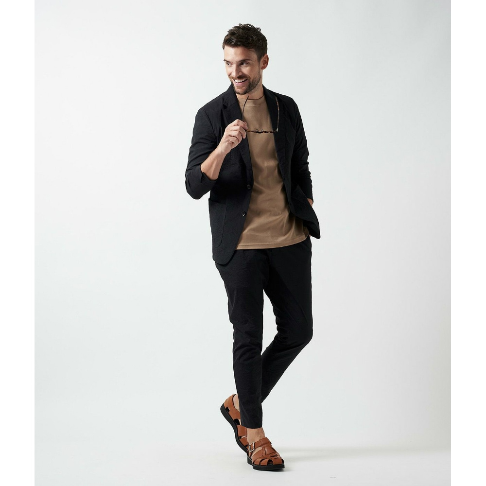 junhashimoto】LIGHT 2B JACKET -STRETCH SHEERSUKER