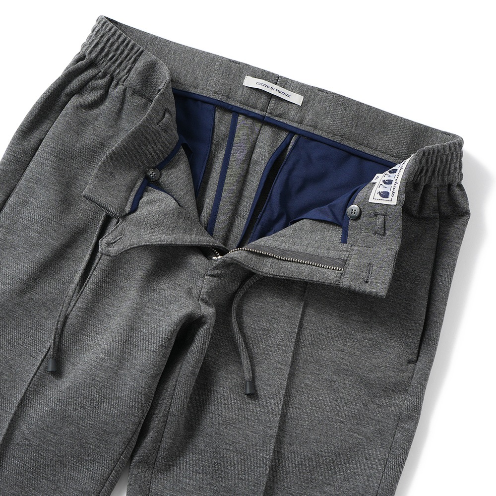 giab's ARCHIVIO ジャブスアルキヴィオ MASACCIO/M1 A5666 マサッチョ ニューウォッシャブルジャージー ドローコードパンツ GREY