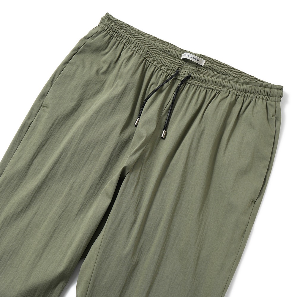 giab's ARCHIVIO ジャブスアルキヴィオ MANFREDO A3768 マンフレッド シャカヌメコットン リラクシングパンツ KHAKI